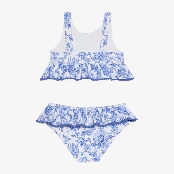 Posh Peanut 12-18 Briar Ruffled Tankini Two Piece Swimsuit - Picture 2 of 3